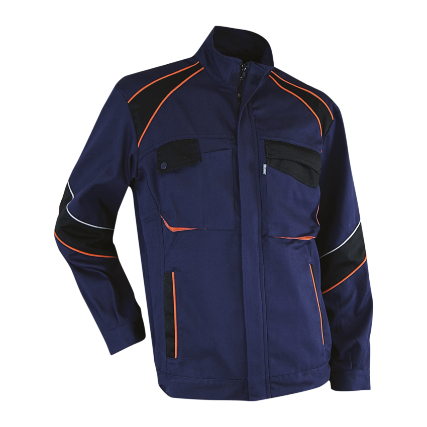 Blouson HOUE 60% coton 40% polyester 280g (Marine/Noir/Orange) - PCB141-T2 - LMA_0