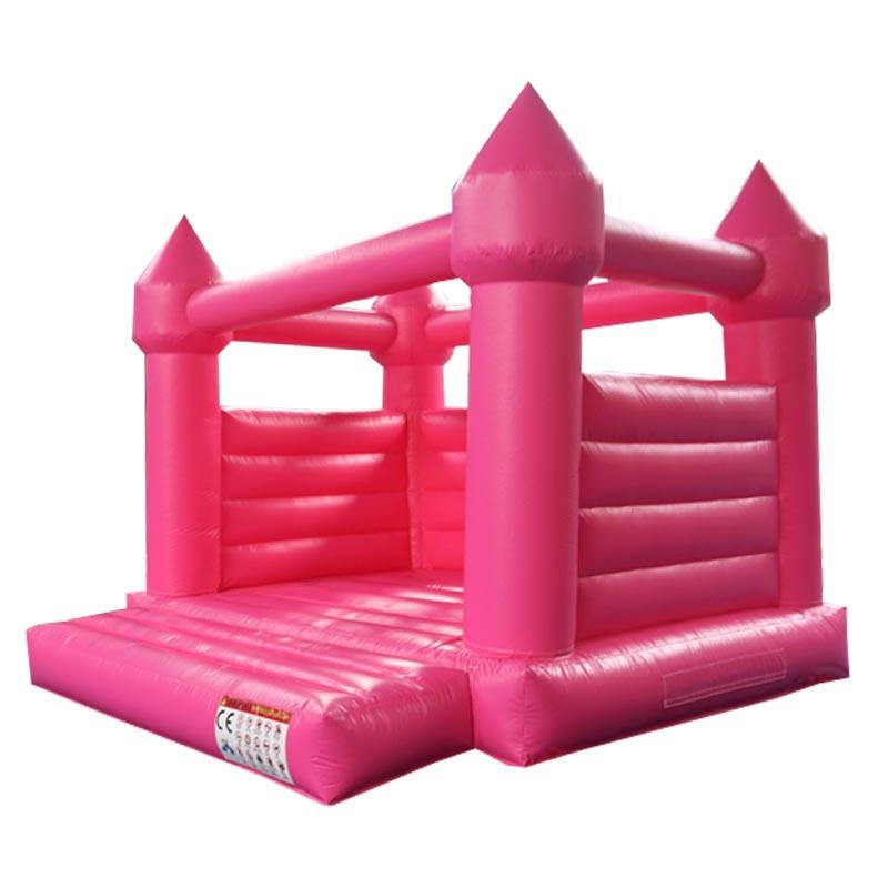 Château gonflable de mariage rose - Réf.BNC37-LI_0