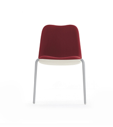 Chaise de restaurant Boum - design innovant avec coque en polypropylène moulé et finitions variées_0