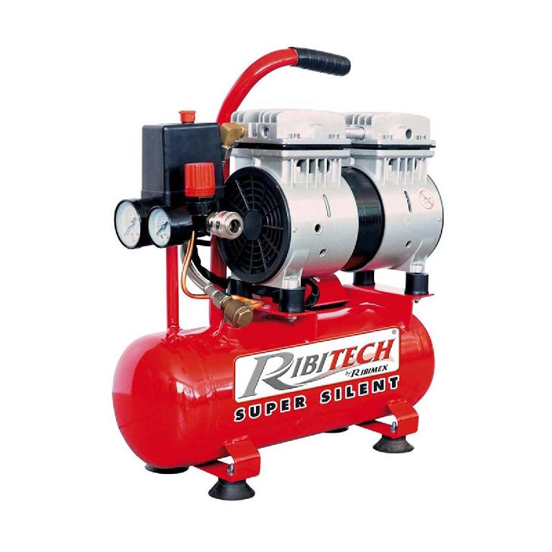 Compresseur silencieux 0,75CV - Cuve 6L - PRCOMP1-06SIL - 59dB, 8 bars, 230V_0