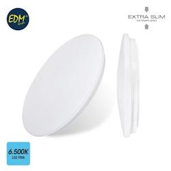EDM - 12W 6500K Ø26,5X5,7Cm Edm - Plafon/Aplique Led De Superficie Ø26,5X5,7Cm Edm - 8425998325164_0