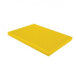 GILAC Planche à découper lisse 400 x 300 x 20 HACCP -  L - Jaune G651064 - jaune 3573678690110_0