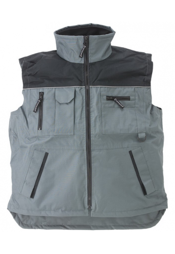 GILET MULTIPOCHES RIPSTOP GRIS_0