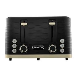 Grille-pain - Sencor - Sts 7551bk - 1600 W - 4 Fentes - Noir / Or - 8590669355167_0