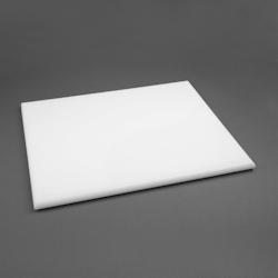 Planche polyéthylène 600 x 450 mm blanche haute densité - Hygiplas - blanc plastique J044_0