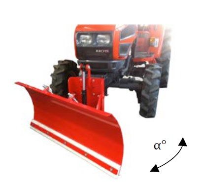 Lf hp 12 – 35 lame niveleuse réversible - racloir en polyéthylène, inclinaison ajustable_0