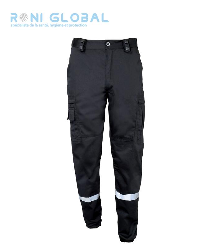 Pantalon de travail sécurité action - bandes réfléchissantes en coton/polyester - City Guard - Ref: city-10107R_0