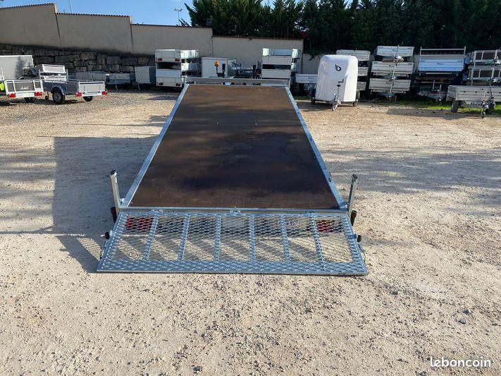Remorque plateau basculant - 5m 3500 Kg - 32660 Promo_0