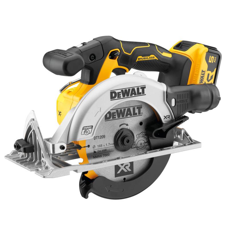 Scie Circulaire XR 18V 5Ah Li-Ion Brushless 165 mm - Dewalt | DCS565P2_0