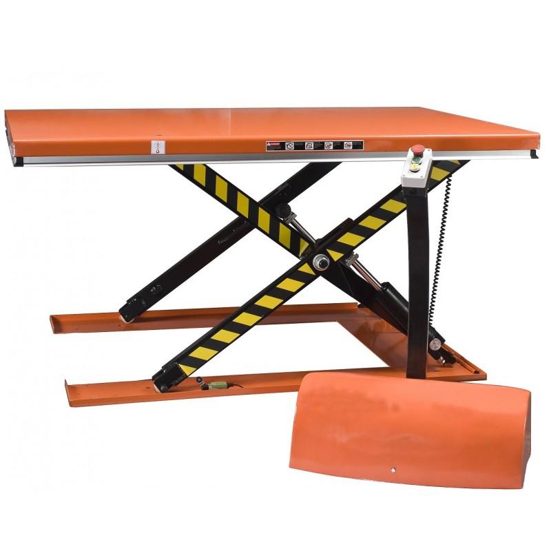Table élévatrice extra plate HY 2001 - capacité 2000 Kg - plateau 1600x1200 mm - hauteur maxi 870 mm - moteur 2.2 Kw_0