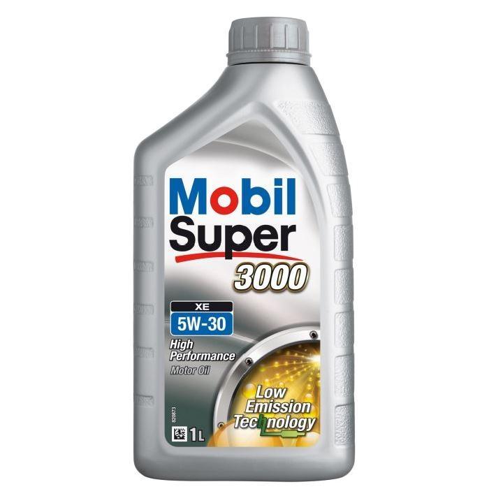 MOBIL HUILE MOTEUR ESSENCE DIESEL SUPER 3000 XE - 5W30 - SYNTHÉTIQUE -_0