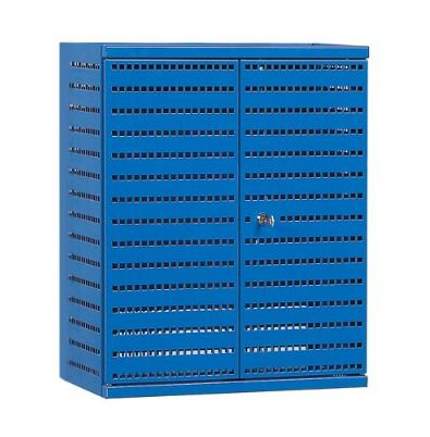Armoire à outils perforée M500 - portes bleu clair_0