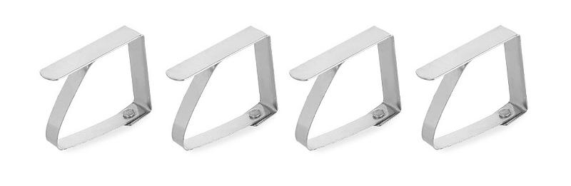 Attache-nappe inox 18/0 - 444023 - 50x(H)40 mm pour restaurants_0
