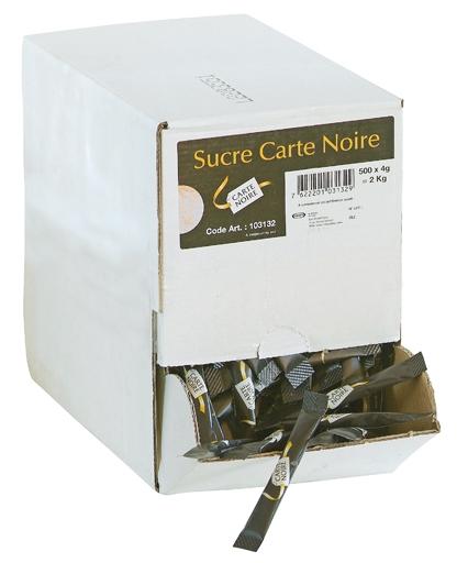 Boîte distributrice de 500 bûchettes de sucre carte noire de 4g_0