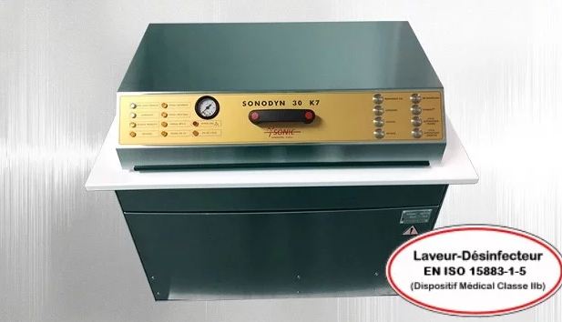 Laveur-Désinfecteur à ultrasons SONODYN 30-EK7 - Modèle encastrable vrac/cassettes/P.I.D - Normes ISO 15883-1-5 - Gamasonic_0