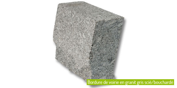 Les bordures de voirie en granit - nuances disponibles - caractéristiques techniques_0