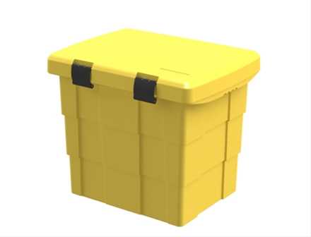 Lot de 5 bacs de 108 litres avec couvercle verrouillable - BACSPB108/LOT5_0