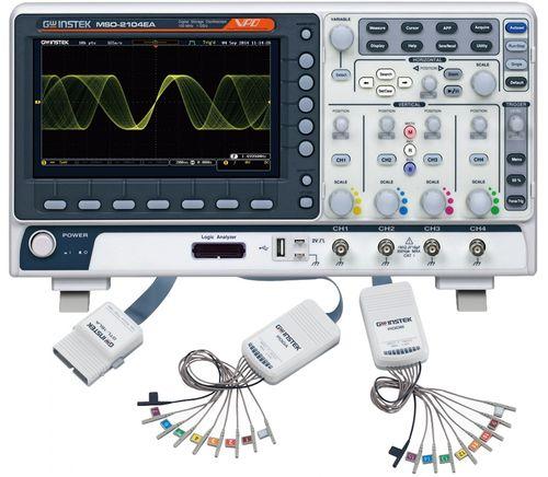 Oscilloscope numérique, 200mhz, 4 voies + 16 voies logiques, 8 bits, géné arbitraire - GWIMSO-2204EA_0