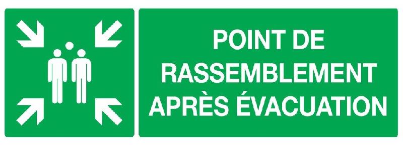 Panneaux adhésifs 200x52 mm secours évacuation - ADPNG-TL03/PRAE_0
