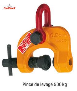 Pince de levage industriel à vis de serrage - Type SCC - capacité 750 à 3 000 kg - faible poids et grande ouverture_0
