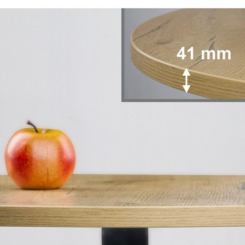 PLATEAU DE TABLE RESTAURATION - Ø60CM - CHÊNE CLAIR PROFESSIONNEL_0