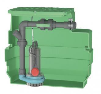 Poste de relevage 230 litres - eau de drainage - 21 m3/h - Ø passage 10 mm - 304258_0