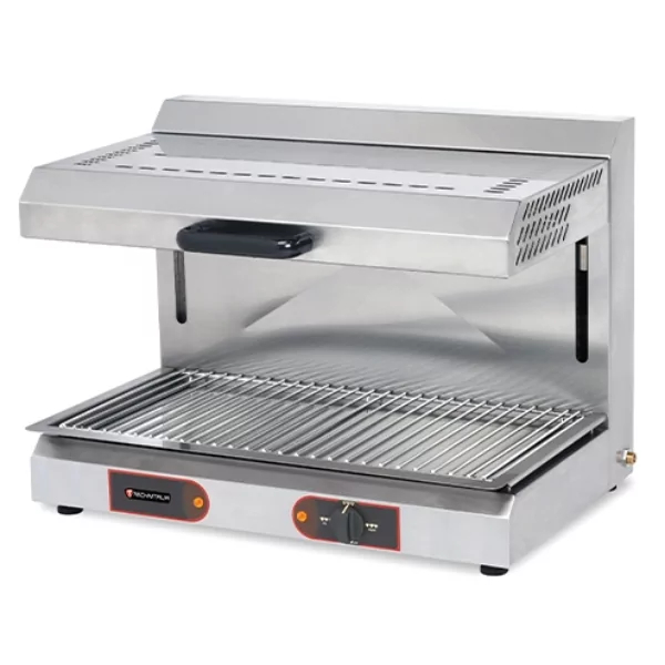 Salamandre électrique 4,5 KW - plafond mobile - tubes quartz - surface de cuisson 740x375 - TECHNITALIA_0
