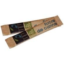 Sucre roux bûchette 4 g Max Havelaar (vendus par boîtes de 4 kg)