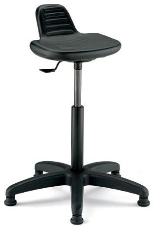 TABOURET ASSIS-DEBOUT GIRATOIRE DELTA NOIR