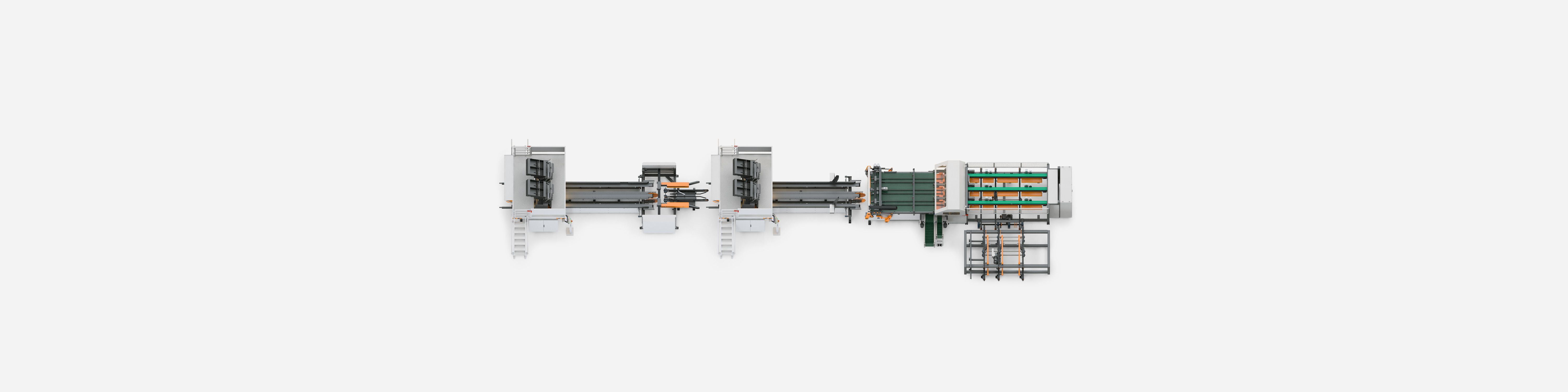 Tandem 3 machines pour palettes - cape - 4 et 2 entrées_0