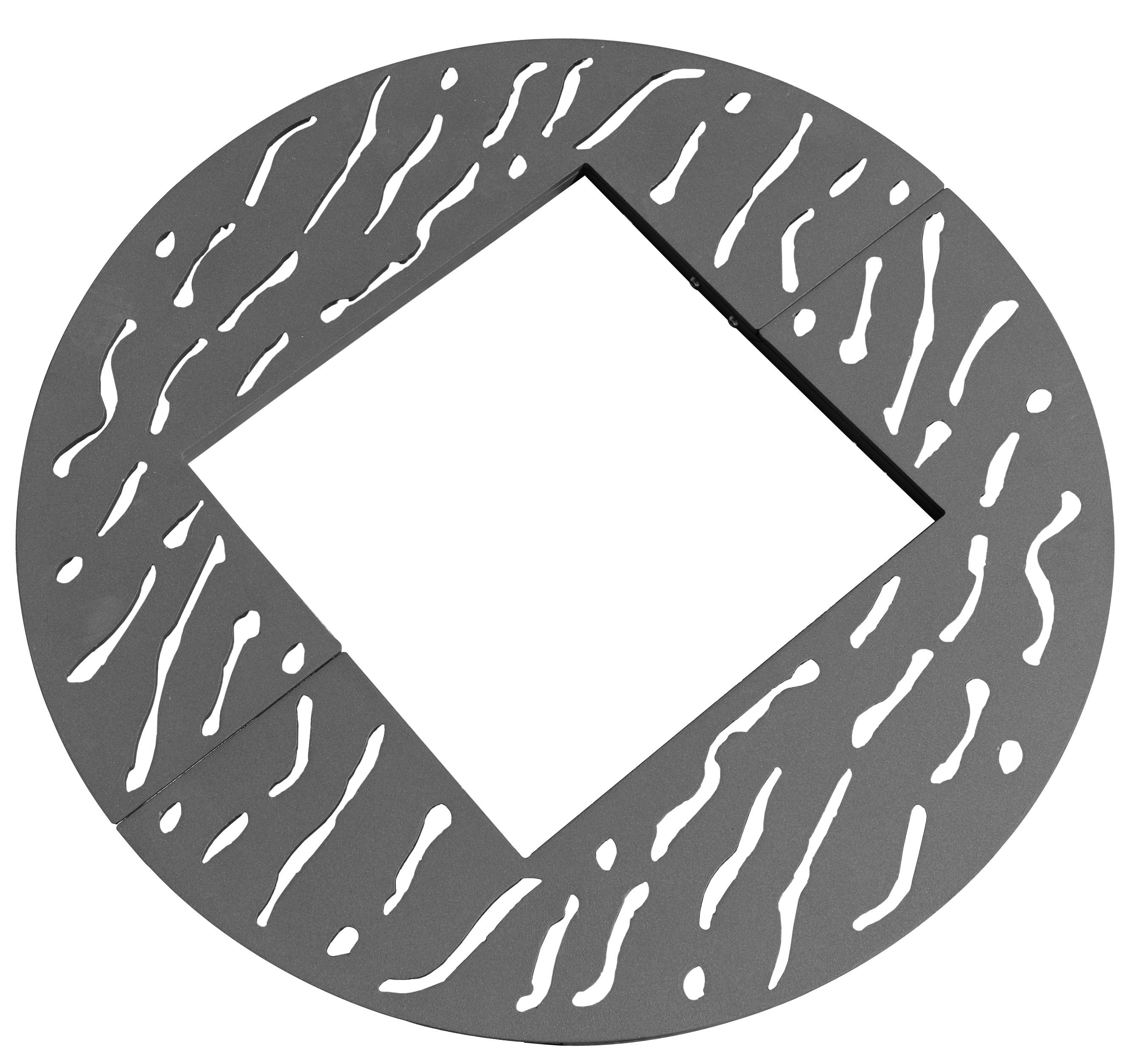 Grille d'arbre ronde ou carrée en acier galvanisé - Virginia - Ø 100 ou 130 cm - Atelier des Trois Mondes_0
