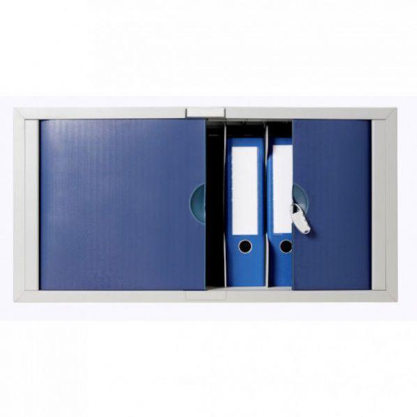 Armoire à portes battantes EASYBLOC - Portes bleues - 10 coloris disponibles - Marque Rolléco_0