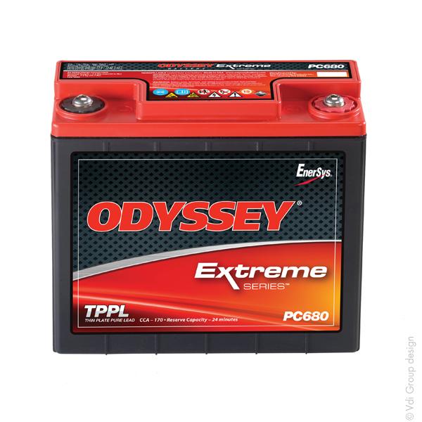 BATTERIE DÉMARRAGE HAUTE PERFORMANCE ODYSSEY EXTREME PC680 12V 16AH M6-F_0