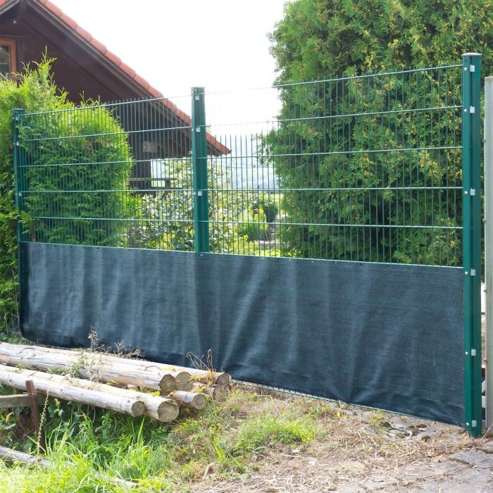 Brise vue pour clôture 1 x 25 m de couleur verte_0