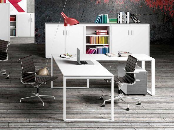 Bureau individuel pietement cadre_0