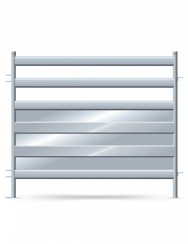 Ch-phsp-2.2(nohc) - Barrière semi-pleine bovin 220cm - résistance et rigidité renforcées_0