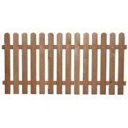 Clôture Bressanone - Clôtures en bois - Pircher - Mélèze alpin brut - Dimension 200 x 99h cm_0
