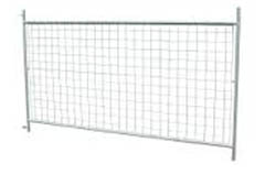 Clôture mobile grillagée - 3454 mm de largeur - Hauteur 2000 mm - Galvanisée_0