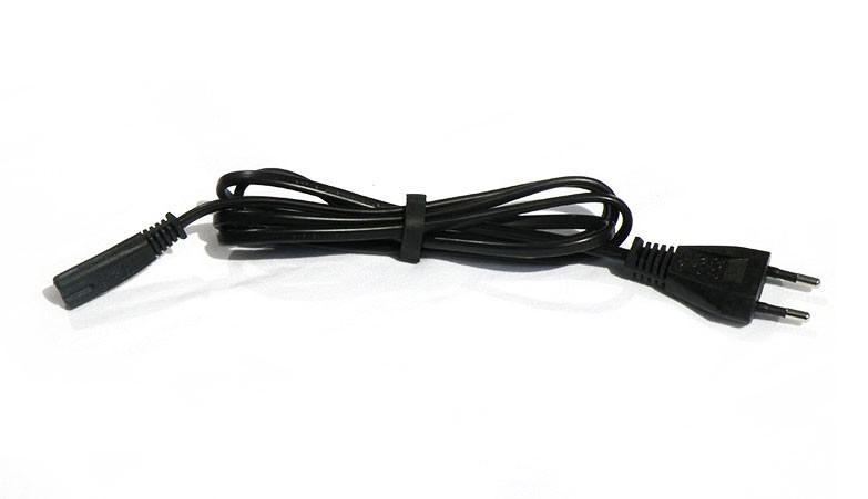 Cordon d'alimentation secteur - connecteur C7 - Schuko - Noir - 1.6m_0