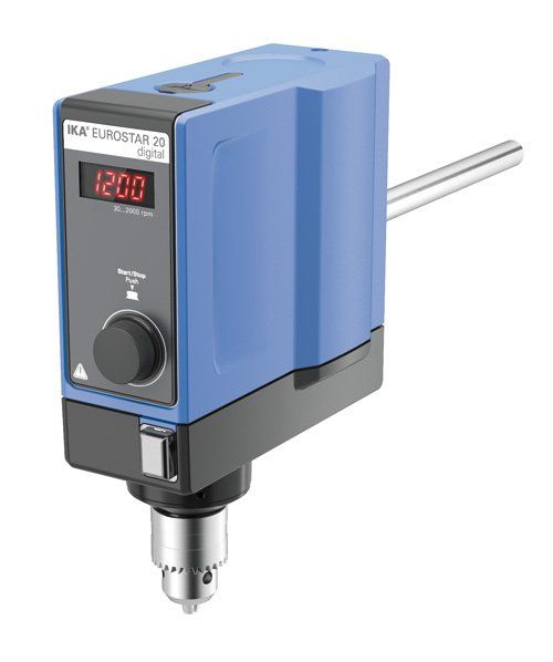 Eurostar 20 digital - Agitateurs à hélice de laboratoire IKA - capacité d'agitation max. 15 L (H2O) - vitesse ajustable 30-2000 tr/min_0
