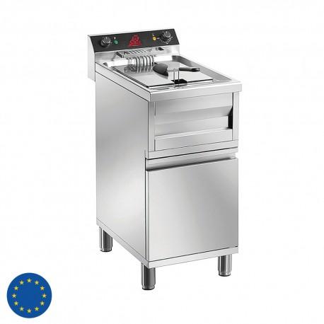 Friteuse électrique professionnelle 9 ou 12 litres sur coffre - Super puissante Sofraca - 400V_0