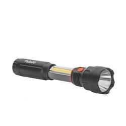 Lampe LED Torche magnetique extensible 3W - 100 à 180 lumens - Super LED et LED COB (piles inclues) ASLO - noir 3701107756339_0