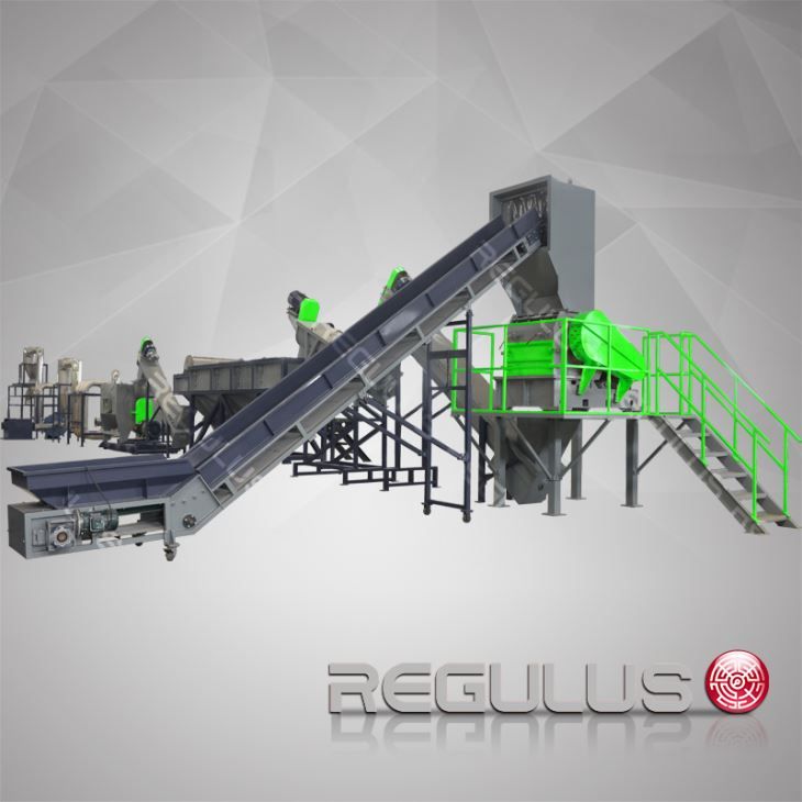 Pepp-1000 - machine de recyclage de film pe pe agricole - regulus - 1000kg / h_0