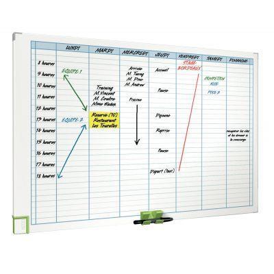 Planning magnétique effaçable Hebdomadaire 60x90cm_0