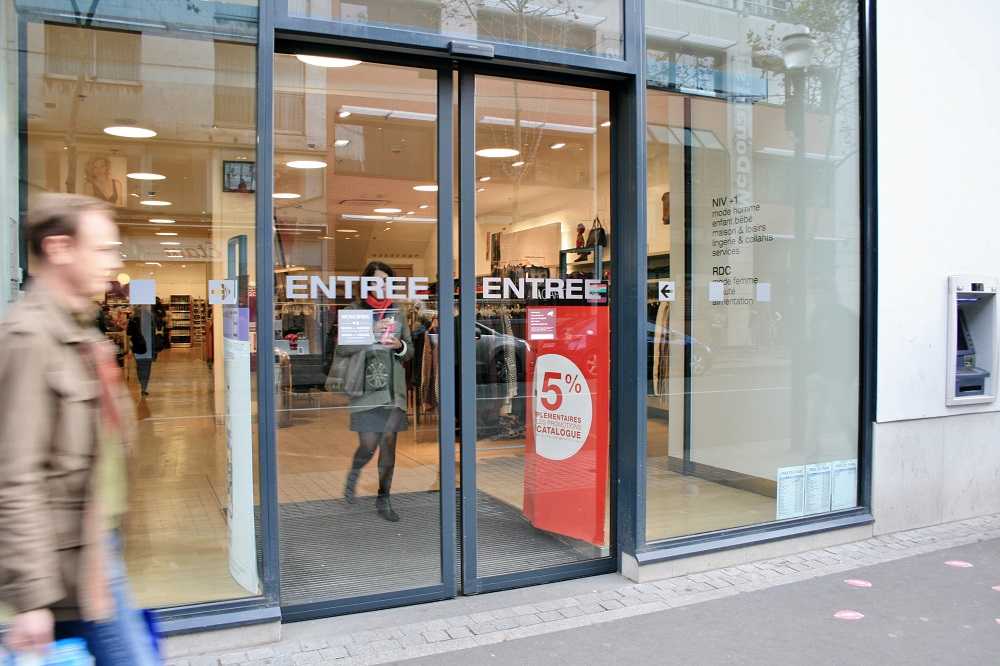 Porte piétonne optima 100 / extérieur / commande manuelle_1