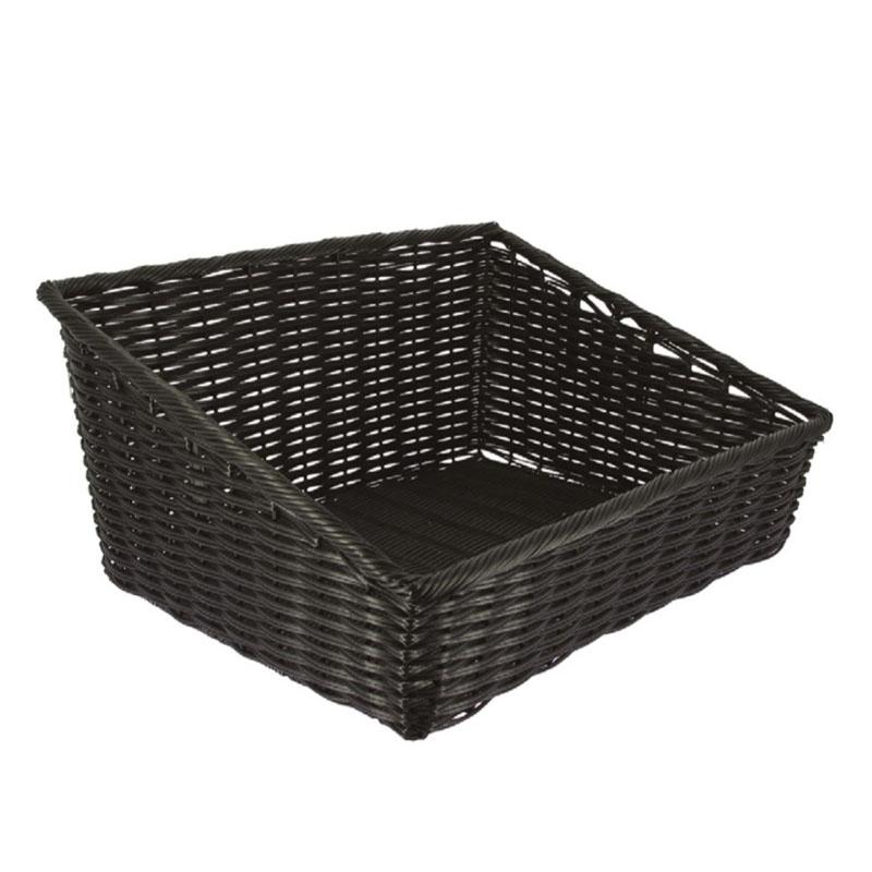 Présentoir polypropylène noir Bacplast 50x40 -_0