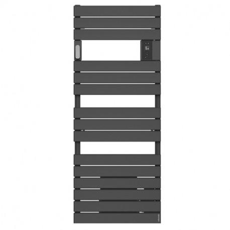 Radiateur sèche-serviettes connecté Adelis avec soufflerie 2000W Anthracite - Atlantic - 861754_0