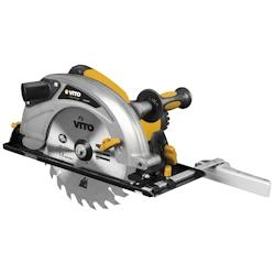 Scie circulaire 2100W Disque 235 mm Corps aluminium - découpe 45° - 80mm épaisseur VITO - jaune 3760120105388_0