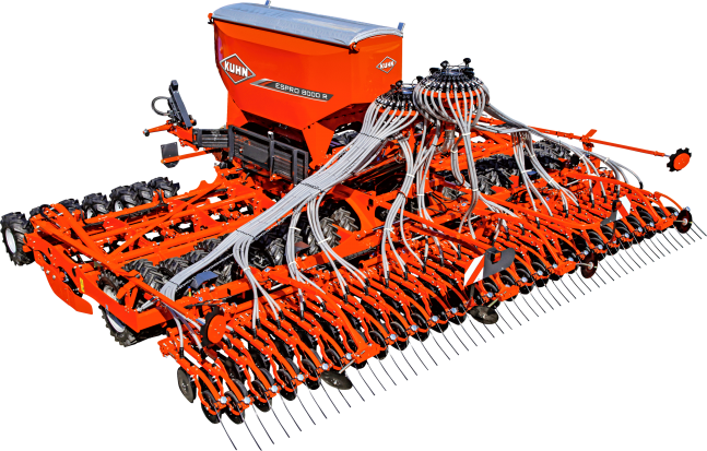 Semoir agricole pour semis simplifié ESPRO 8000 R - KUHN - 8m de largeur de travail_0