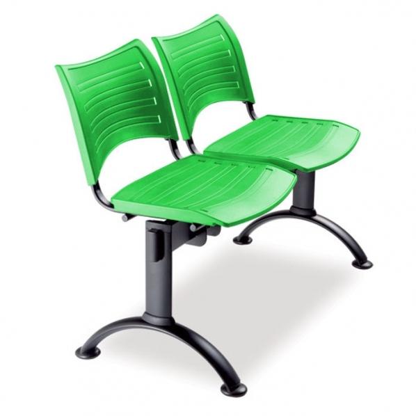 Siège poutre 2 places design - Vert - Pour accueils ou salles d'attente - Marque Rolléco_0